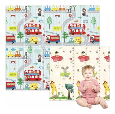 ALFOMBRA ANTIGOLPES PLEGABLE PARA NIÑOS 180X120CM - 2