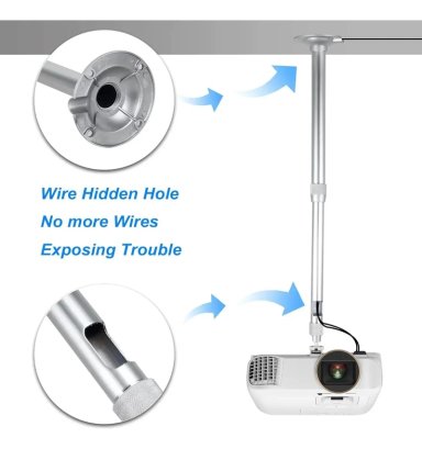 SOPORTE PROYECTOR EXTENSIBLE METAL 30-60CM - 5