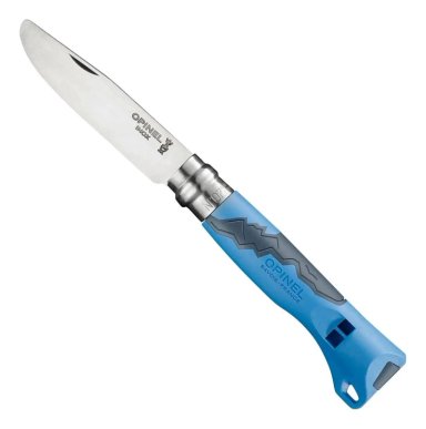CUCHILLO DE ACERO INOXIDABLE PARA EXTERIORES AZUL - 2