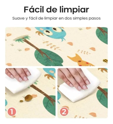 ALFOMBRA ANTIGOLPES PLEGABLE PARA NIÑOS 180X200CM - 5