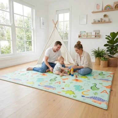 ALFOMBRA ANTIGOLPES DINO 180X200 CM - 3
