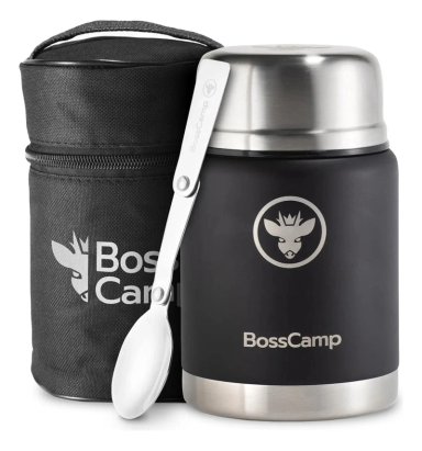 TERMO DE COMIDA 500 ML ACERO INOXIDABLE CON BOLSO - 2