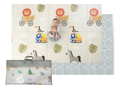 ALFOMBRA INFANTIL ANTIGOLPE PLEGABLE MINIMALISTA - 1