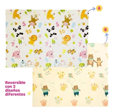 ALFOMBRA ANTIGOLPES PLEGABLE REVERSIBLE 200X180 - 2