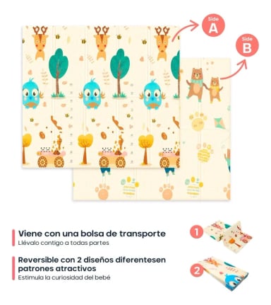 ALFOMBRA ANTIGOLPES PLEGABLE 150X200CM - 3
