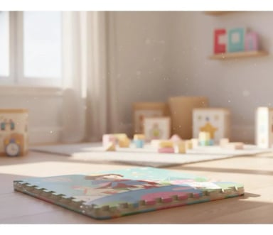 ALFOMBRA ANTIGOLPE PARA BEBE  60X60CM 4 PIEZAS - 4