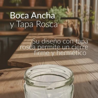 FRASCO CONSERVERO 460 CC TAPA METALICA PACK 24 - 4