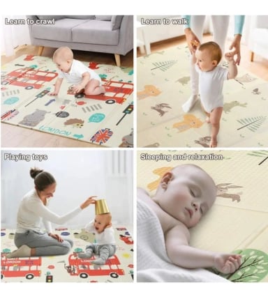 ALFOMBRA ANTIGOLPES PLEGABLE PARA NIÑOS 200X150CM - 3