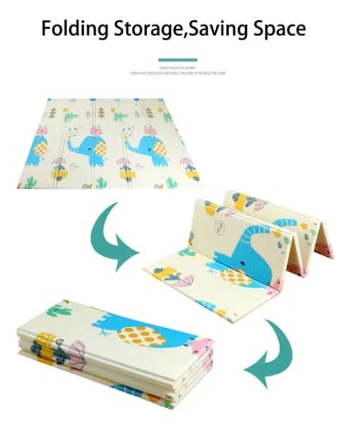 ALFOMBRA PLEGABLE ANTIGOLPES PARA BEBE S Y NIÑOS 200X180CM - 4