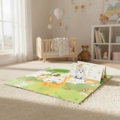 ALFOMBRA ANTIGOLPES PLEGABLE PARA NIÑOS 180X150CM - 2
