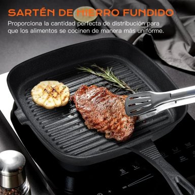 JUEGO DE SARTENES DE HIERRO FUNDIDO 5 PIEZAS - 2