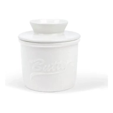 MANTEQUILLERA CERAMICA CON AGUA PARA HOGAR - 2