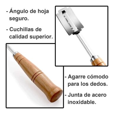 CUCHILLO PARA DECORACION DE MASA DE PANADERIA - 4