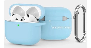 FUNDA SILICONA PROTECTOR 360° PARA AIRPODS 4 - 3