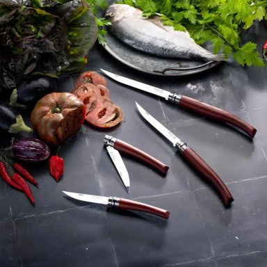 CUCHILLO OPINEL N°15 MANGO ROJO COLOR CREMA - 2