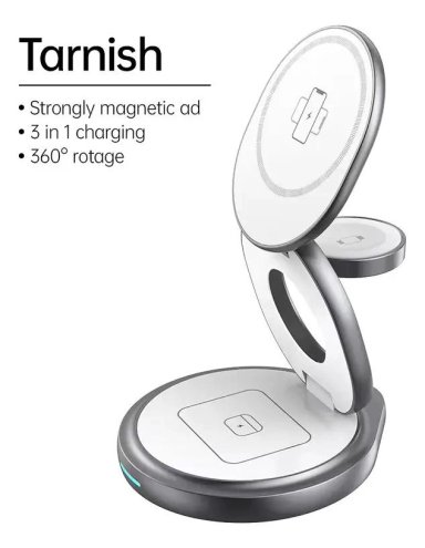 CARGADOR INALAMBRICO 15W PARA IPHONE Y AIRPODS - 2