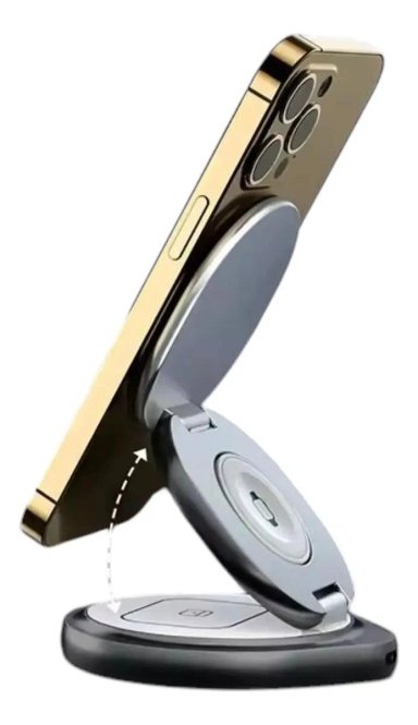 CARGADOR INALAMBRICO 15W PARA IPHONE Y AIRPODS - 3