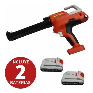 PISTOLA CALAFATERA INALAMBRICA 20V 6500N 600ML - 3