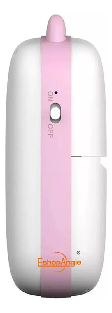 IMPRESORA MINI BLUETOOTH CON 10 ROLLOS ADHESIVOS ROSA - 2