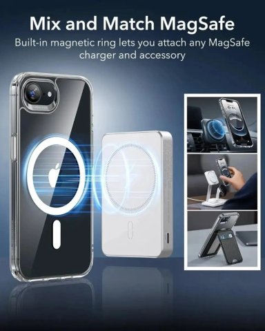 CARCASA CLASSIC HYBRID HALOLOCK PARA IPHONE 17E Y 16E - 5