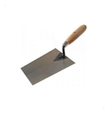 PLANA ALBAÑIL DE ACERO INOXIDABLE Y MADERA - 1
