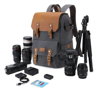 MOCHILA PROFESIONAL IMPERMEABLE PARA CAMARA FOTOGRAFICA - 1