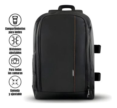 MOCHILA IMPERMEABLE PARA CAMARA FOTOGRAFICA PROFESIONAL - 5
