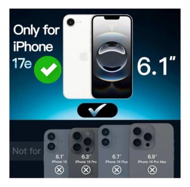 CARCASA ANTIGOLPES REFORZADA PARA IPHONE 17E CON MAGSAFE - 2