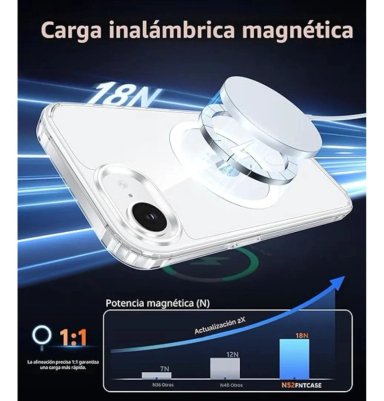 CARCASA ANTIGOLPES REFORZADA PARA IPHONE 17E CON MAGSAFE - 3
