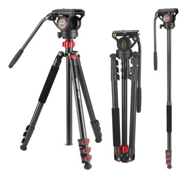 TRIPODE MONOPIE PROFESIONAL PARA CAMARA 181CM - 1