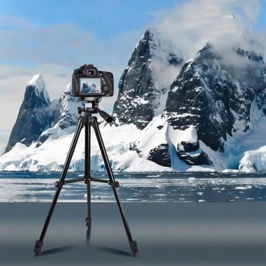 TRIPODE PROFESIONAL PARA CAMARA 360° COLOR NEGRO - 4