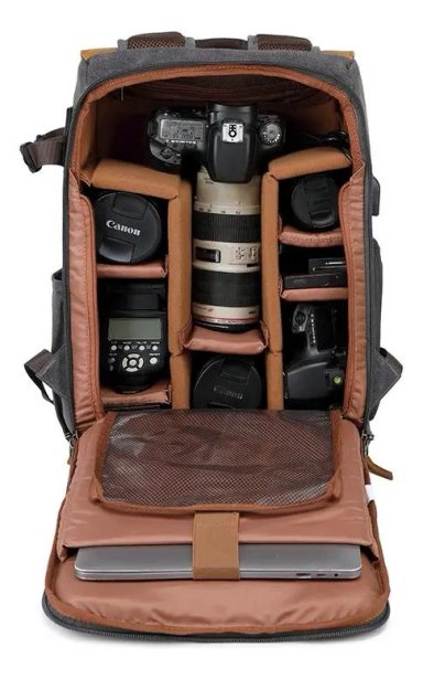MOCHILA PROFESIONAL IMPERMEABLE PARA CAMARA FOTOGRAFICA - 3