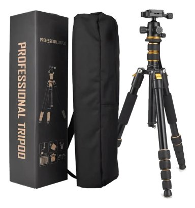TRIPODE PROFESIONAL PARA CAMARA Y CELULAR CON CABEZAL 666 - 1