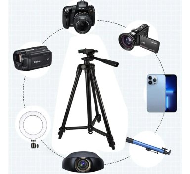 TRIPODE PROFESIONAL PARA CAMARA Y CELULAR - 3