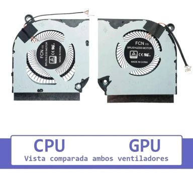 VENTILADOR PARA GPU COMPATIBLE CON ACER NITRO 5 - 2