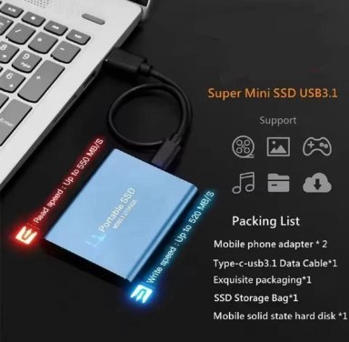 DISCO DURO EXTERNO SSD 2TB USB TIPO C - 4