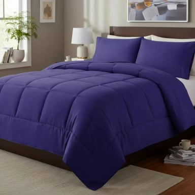 PLUMON EDREDON 2 PLAZAS 230X250 CM CON FUNDA PARA ALMOHAD - 4