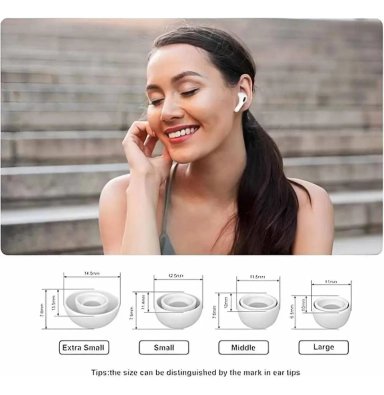 4 PARES ALMOHADILLAS COMPATIBLES AIRPODS PRO - 4