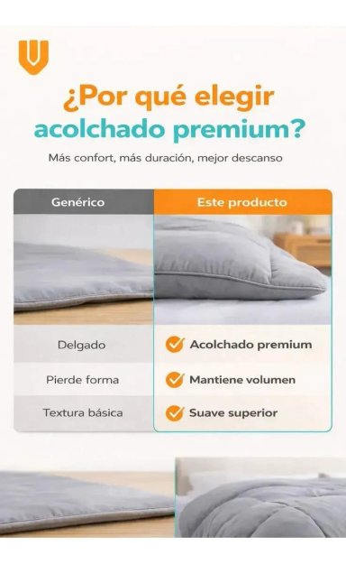 PLUMON NORDICO INVIERNO 2,5 PLAZAS CALIENTE Y SUAVE - 3