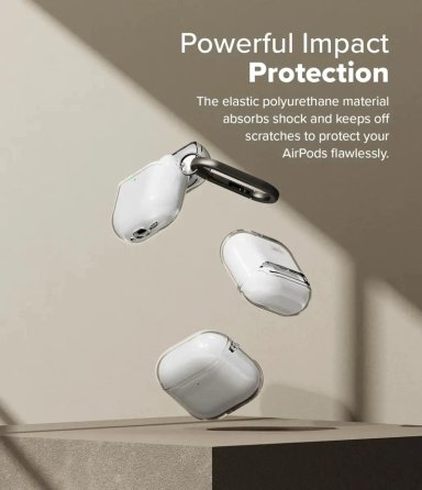 CARCASA PROTECTORA PARA AIRPODS 4 CON DISEÑO RINGKE - 5