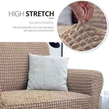 FUNDAS SUPER ELASTICADAS PARA SOFAS 3+1+1 VARIOS COLORES - 3