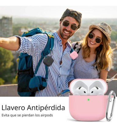 FUNDA SILICONA PROTECTOR 360° PARA AIRPODS 4 - 3