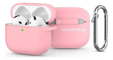 FUNDA SILICONA PROTECTOR 360° PARA AIRPODS 4 - 4