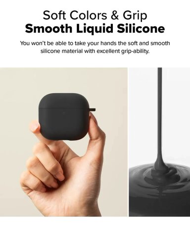 FUNDA DE SILICONA PARA AIRPODS 4 - 4