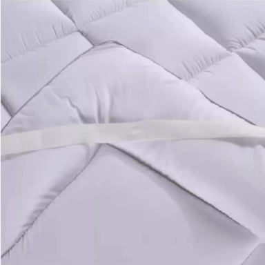 CUBRECOLCHON TOPPER ULTRA ACOLCHADO 2 PLAZAS BLANCO - 3