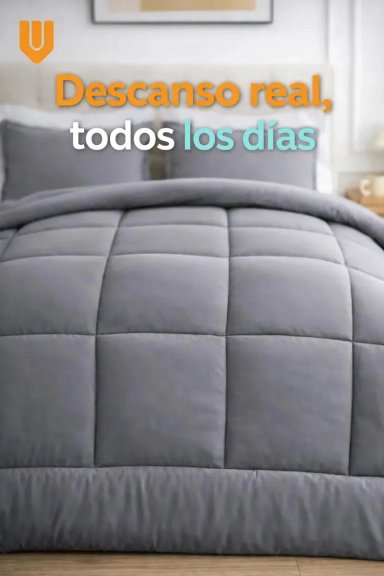 EDREDON NORDICO TE RMICO ALGODON 2.5 PLAZAS INVIERNO - 2