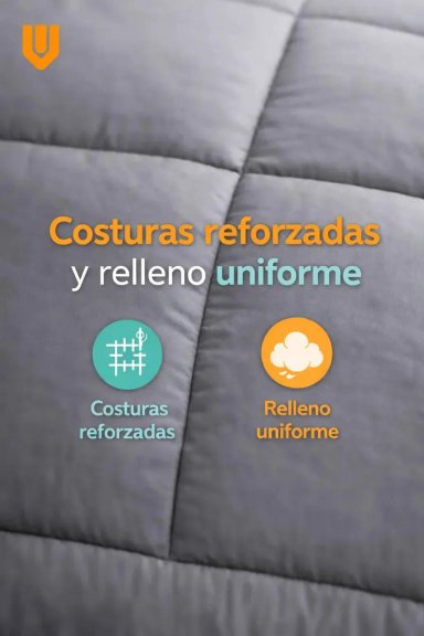 EDREDON NORDICO TE RMICO ALGODON 2.5 PLAZAS INVIERNO - 4
