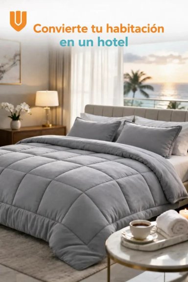 EDREDON NORDICO TE RMICO ALGODON 2.5 PLAZAS INVIERNO - 5