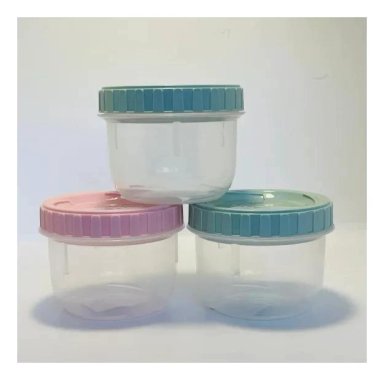 SET 10 POTES APILABLES CON TAPA ROSCA 150 ML - 3