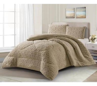 COBERTOR ACOLCHADO KING 2.5 PLAZAS 280X250 CM - 1
